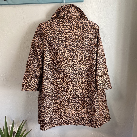 VINTAGE DALE DRESSIN FOR HARLAN CHEETAH JACKET | SIZE 8 WOMENS - Picture 3 of 4